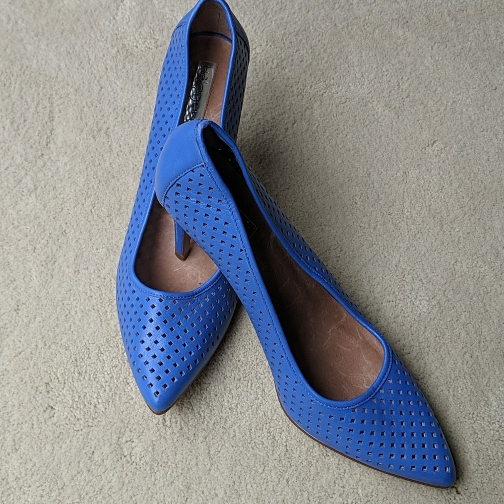 Nordstrom Halogen Beautiful Cerulean Leather H…